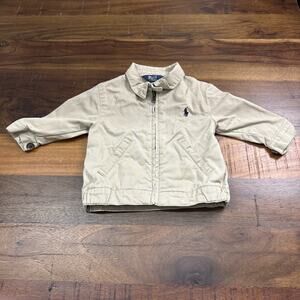 Polo Ralph Lauren Baby Jacket 9 Months beige Harrington Toddler Jacket